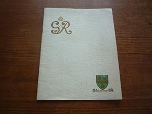 George VI Coronation Booklet - Johannesburg. 12th May 1937