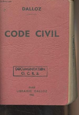 Bild des Verkufers fr Code civil annot d'aprs la doctrine et la jurisprudence - 61e dition zum Verkauf von Le-Livre