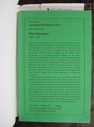 Seller image for The Inventor: [a novel] for sale by James Fergusson Books & Manuscripts