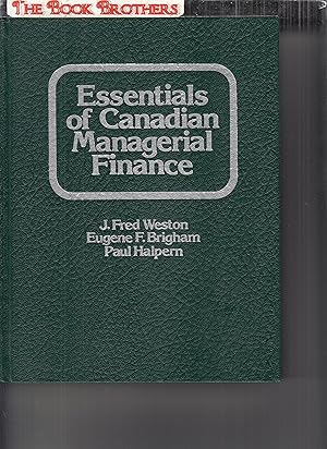 Seller image for Essentials of Canadian Managerial Finance for sale by THE BOOK BROTHERS