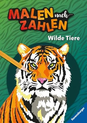 Bild des Verkufers fr Ravensburger Malen nach Zahlen Wilde Tiere - 32 Motive abgestimmt auf Buntstiftsets mit 24 Farben (Stifte nicht enthalten) - Malbuch mit nummerierten Ausmalfeldern fr fortgeschrittene Fans der Reihe zum Verkauf von Smartbuy