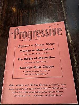 Seller image for The Progressive Magazine, May 1951 for sale by Armadillo Books