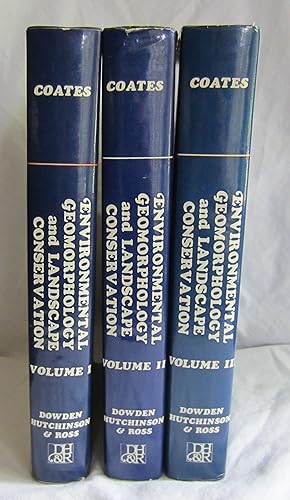 Seller image for Environmental Geomorphology and Landscape Conservation   3 (Three) volume set (Benchmark Papers in Geology) for sale by Larimar Animal Books