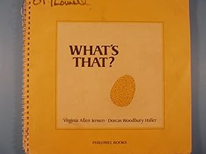 Imagen del vendedor de What's That? a la venta por PB&J Book Shop