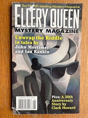 Image du vendeur pour Ellery Queen Mystery Magazine June 2000 mis en vente par Scene of the Crime, ABAC, IOBA