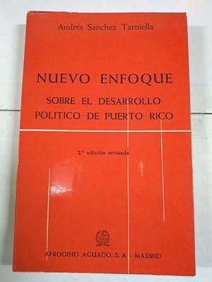 Bild des Verkufers fr Nuevo enfoque sobre el desarrollo politico de Puerto Rico zum Verkauf von Libros Ambig