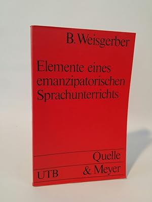 Seller image for Elemente eines emanzipatorischen Sprachunterrichts. for sale by ANTIQUARIAT Franke BRUDDENBOOKS