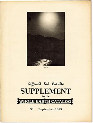 Supplement to the Whole Earth Catalog - September, 1969