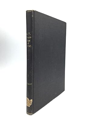 NEW YORK "NEGRO PLOT" OF 1741 [with] Brief Biographical Sketch of Walter F. Prince by Samuel Copp...