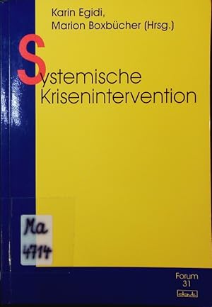 Bild des Verkufers fr Systemische Krisenintervention. zum Verkauf von Antiquariat Bookfarm