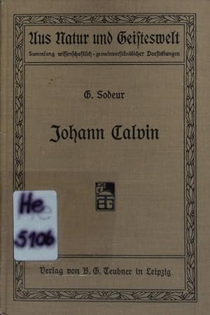 Bild des Verkufers fr Johann Calvin. zum Verkauf von Antiquariat Bookfarm