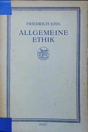 Bild des Verkufers fr Allgemeine Ethik. zum Verkauf von Antiquariat Bookfarm