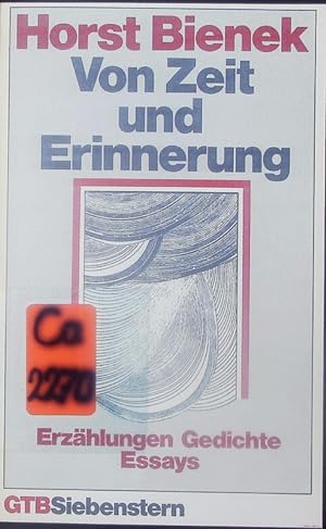 Seller image for Von Zeit und Erinnerung. Erzhlungen, Gedichte, Essays. for sale by Antiquariat Bookfarm