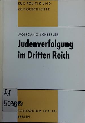 Bild des Verkufers fr Judenverfolgung im Dritten Reich. zum Verkauf von Antiquariat Bookfarm