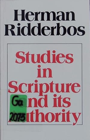 Seller image for Studies in scripture and its authority. for sale by Antiquariat Bookfarm