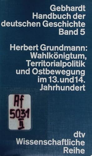 Seller image for Handbuch der deutschen Geschichte, 1. Frhzeit und Mittelalter. for sale by Antiquariat Bookfarm