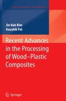 Immagine del venditore per Recent Advances in the Processing of Wood-Plastic Composites venduto da moluna