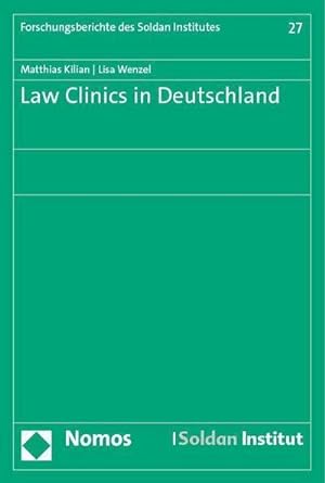 Bild des Verkufers fr Law Clinics in Deutschland zum Verkauf von AHA-BUCH GmbH