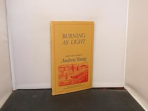 Imagen del vendedor de Burning as Light Thirty-seven poems by Andrew Young Chosen by Leonard Clark with wood-engravings by Joan Hassall who has signed the title page under her printed name a la venta por Provan Books