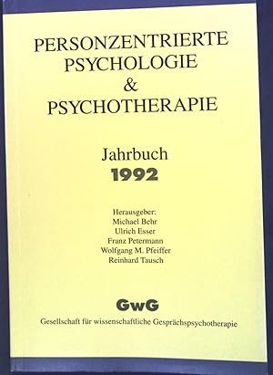 Bild des Verkufers fr Klientenzentrierte Psychotherapie in Form von Teamtherapie : in - Personenzentrierte Psychologie & Psychotherapie. Jahrbuch 1992. zum Verkauf von books4less (Versandantiquariat Petra Gros GmbH & Co. KG)