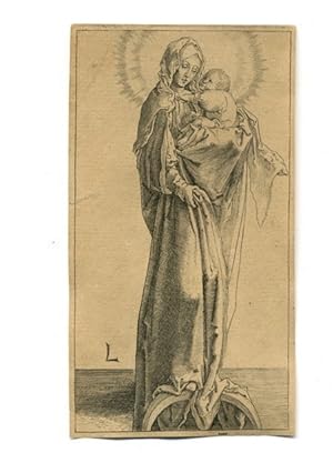 La Sainte Vierge debout sur un croissant