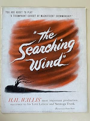 Imagen del vendedor de The Searching Wind Pressbook 1946 Robert Young, Sylvia Sidney, Ann Richards a la venta por AcornBooksNH