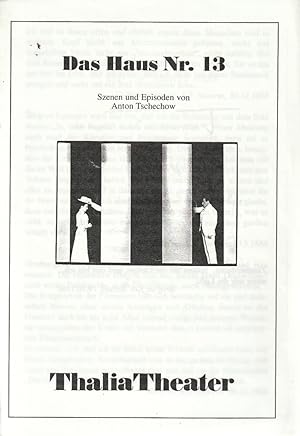 Bild des Verkufers fr Programmheft DAS HAUS NR. 13 Szenen und Episoden von Anton Tschechow Premiere 3. Januar 1997 im TiK zum Verkauf von Programmhefte24 Schauspiel und Musiktheater der letzten 150 Jahre