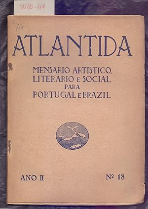 Seller image for ATLANTIDA - MENSARIO ARTISTICO LITERARIO E SOCIAL PARA PORTUGAL E BRAZIL (AO II, N. 18, 15 DE ABRIL DE 1917) for sale by Libreria 7 Soles