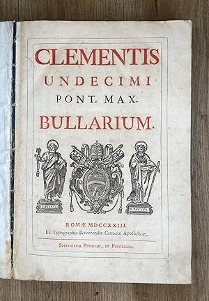Clementis undecimi pont. max. Bullarium.