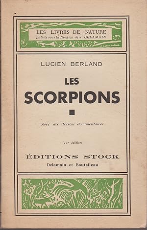 Seller image for LES SCORPIONS for sale by Librairie l'Aspidistra
