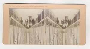 Brooklyn Bridge - scene of the accident, May 30th 1883, U.S.A.