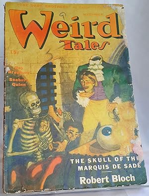 Bild des Verkufers fr Weird Tales. A Magazine of the Bizarre and Unusual. Volume 39. September, 1945. Number 1. zum Verkauf von Addyman Books