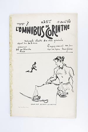 Image du vendeur pour L'omnibus de Corinthe vhicule illustr des ides gnrales : dpart tous les trois mois, N7 mis en vente par Librairie Le Feu Follet
