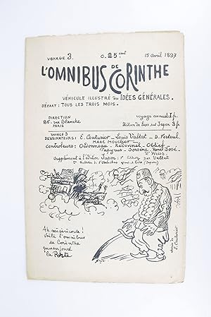 L'omnibus de Corinthe véhicule illustré des idées générales : départ tous les trois mois, N°3