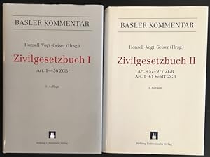 Seller image for Basler Kommentar: Zivilgesetzbuch I, Art. 1-456 ZGB; Zivilgesetzbuch II, Art. 457-977 ZGB, Art. 1-61 SchlT ZGB (2 Bde.). for sale by Antiquariat Im Seefeld / Ernst Jetzer