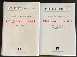 Immagine del venditore per Basler Kommentar: Obligationenrecht I, Art. 1-529 OR; Obligationenrecht II, Art. 530-964 OR, Art. 1-6 SchlT AG, Art. 1-11 Best GmbH (2 Bde.). venduto da Antiquariat Im Seefeld / Ernst Jetzer