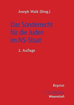 Seller image for Das Sonderrecht fÃ¼r die Juden im NS-Staat for sale by moluna