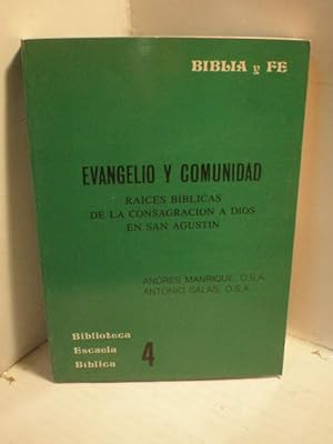 Evangelio y Comunidad. Raíces bíblicas de la consagración a Dios en San Agustín