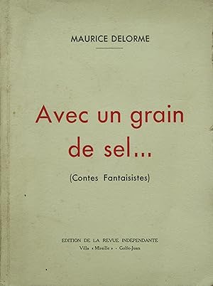 Seller image for Avec un grain de sel. (Contes Fantaisistes) for sale by Bouquinerie L'Ivre Livre