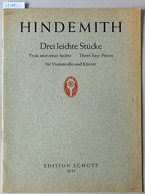 Drei leichte Stücke für Violoncello und Klavier. (1938) [= Edition Schott, 2771]