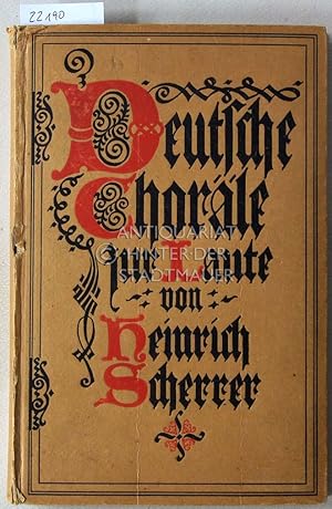 Die meistgesungenen deutschen Choräle aus fünf Jahrhunderten, zur Laute und zur Gitarre.
