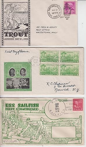 A Nice Archive of 7 Cancelled First Day Issue Army and Navy Covers