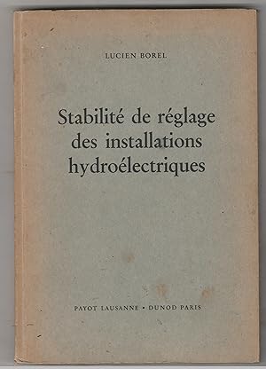 Seller image for Stabilit de rglage des installations hydrolectriques for sale by Biblioteca de Babel