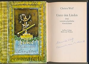 Unter den Linden. Drei unwahrscheinliche Geschichten. Mit 3 Illustrationen von Harald Metzkes.