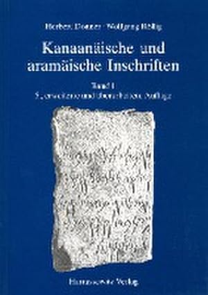 Seller image for Kanaanische und aramische Inschriften for sale by Wegmann1855