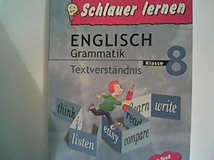 Bild des Verkufers fr Schlauer Lernen: Englisch - Grammatik - Textverstndnis - Klasse 8 zum Verkauf von ANTIQUARIAT FRDEBUCH Inh.Michael Simon