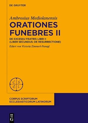 Immagine del venditore per Orationes funebres II venduto da BuchWeltWeit Ludwig Meier e.K.