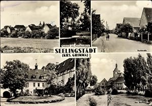 Ansichtskarte / Postkarte Seelingstädt Trebsen an der Mulde Sachsen, Dorfstraße, Feierabendheim, ...