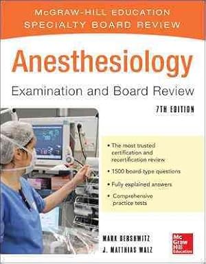 Immagine del venditore per Anesthesiology Examination & Board Review venduto da GreatBookPricesUK