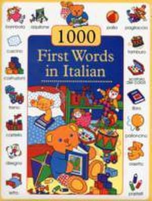 Bild des Verkufers fr 1000 First Words in Italian zum Verkauf von Smartbuy